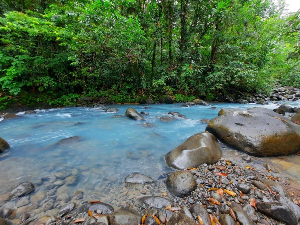 Cabinas Montañas del Tenorio Rio Celeste Exterior foto